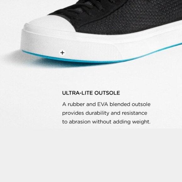 NEW Native Men's Size Unisex Jefferson 2.0 High Top Knit Slip On Active Sneakers - Picture 7 of 9